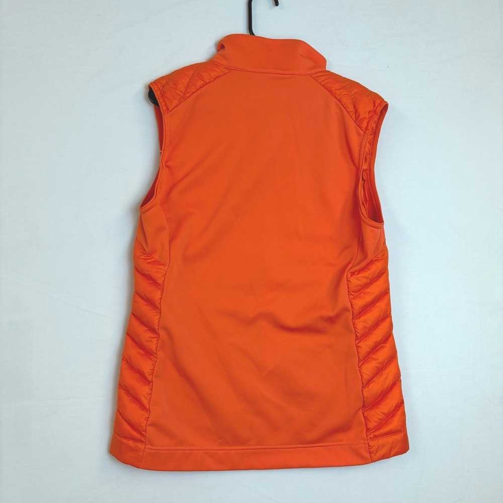 Nike Golf Aeroloft Vest Mens Medium Neon Orange Full Zip Puffer Preppy Running - Picture 11 of 11